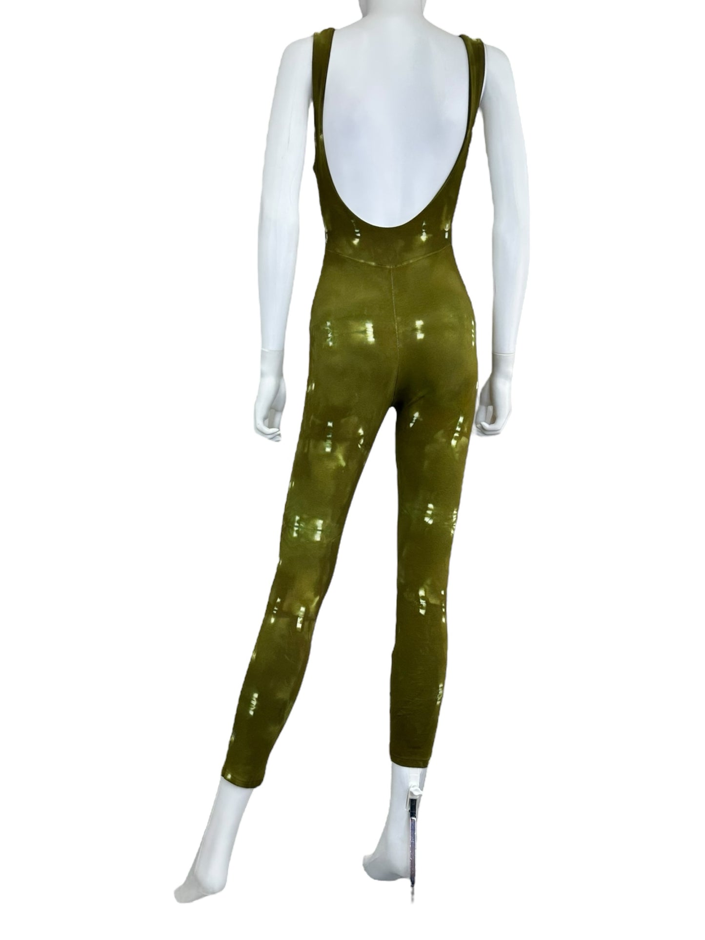 of earth & salt Green Tie Dye Catsuit Size S