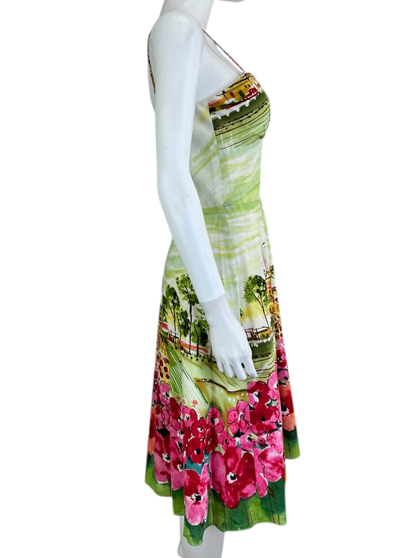 muse Floral Midi Dress Size 2
