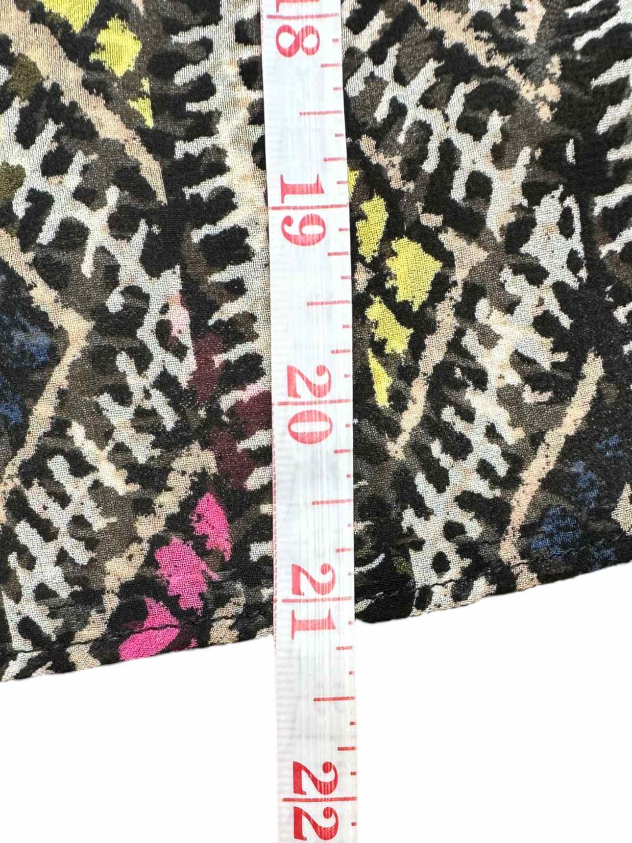 BCBGeneration NWT Black Boho Print Blouse Size S