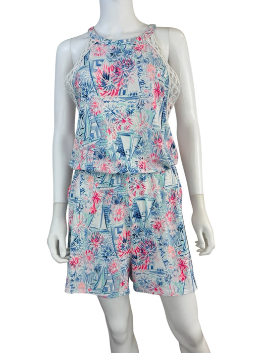 Lilly Pulitzer NWT Sea to Shining Sea Lala Romper Size M