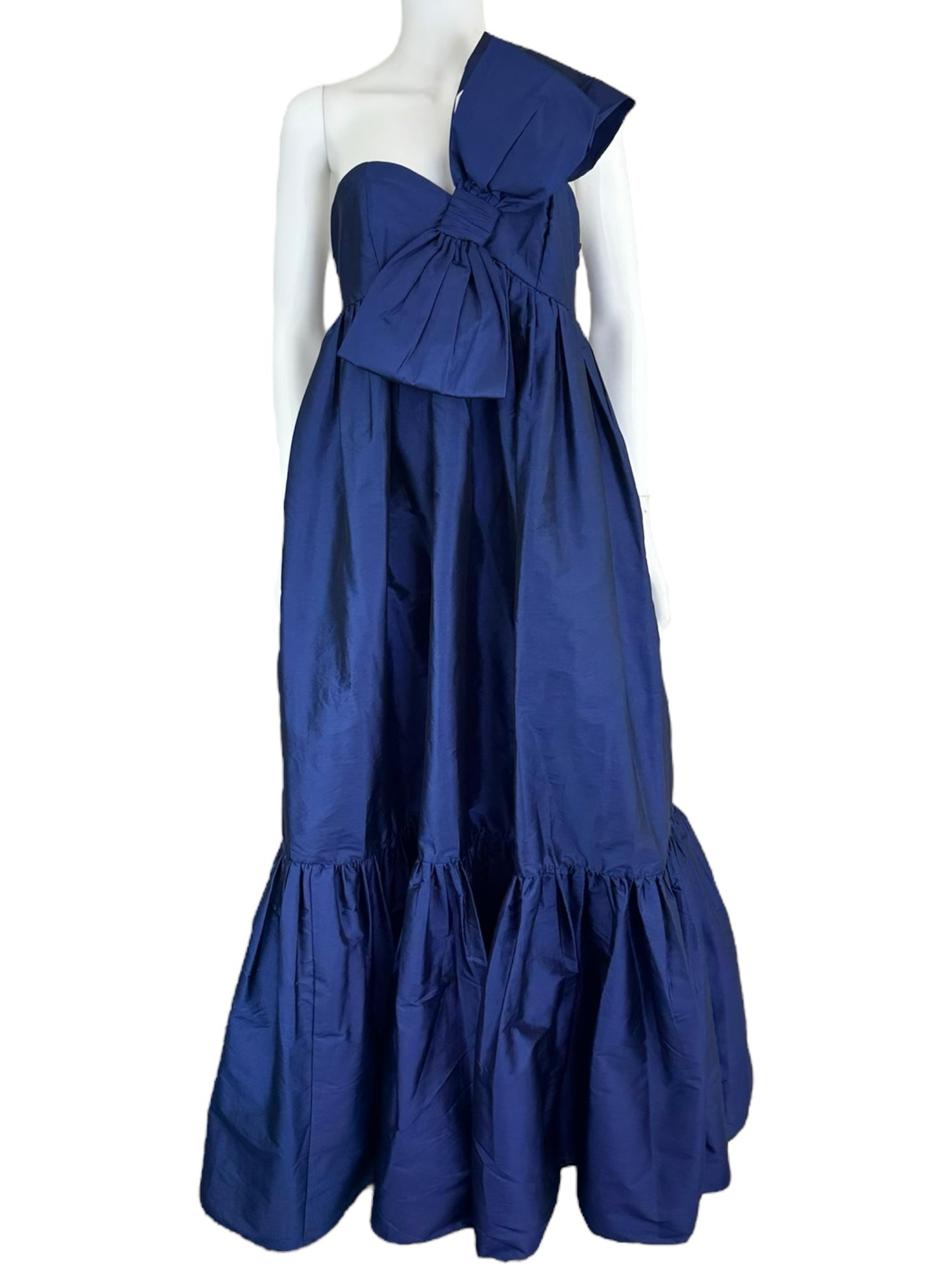 atsu Blue One Strap Maxi Formal Dress NWT Size S