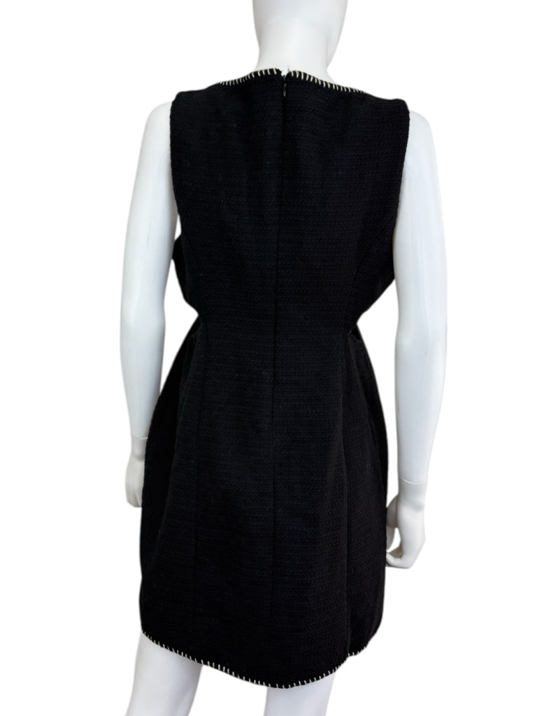 AVEC LES FILLES NWT Black Tweed Cutout Dress Size L