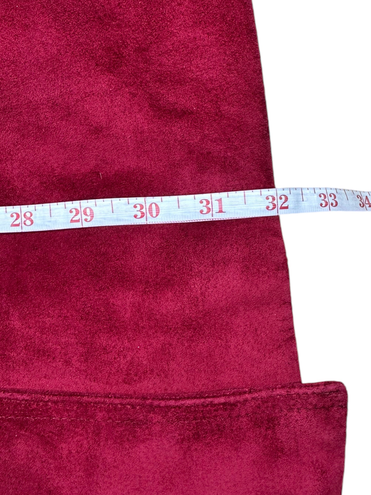 Danier NWT Burgundy Leather Suede Coat Size M