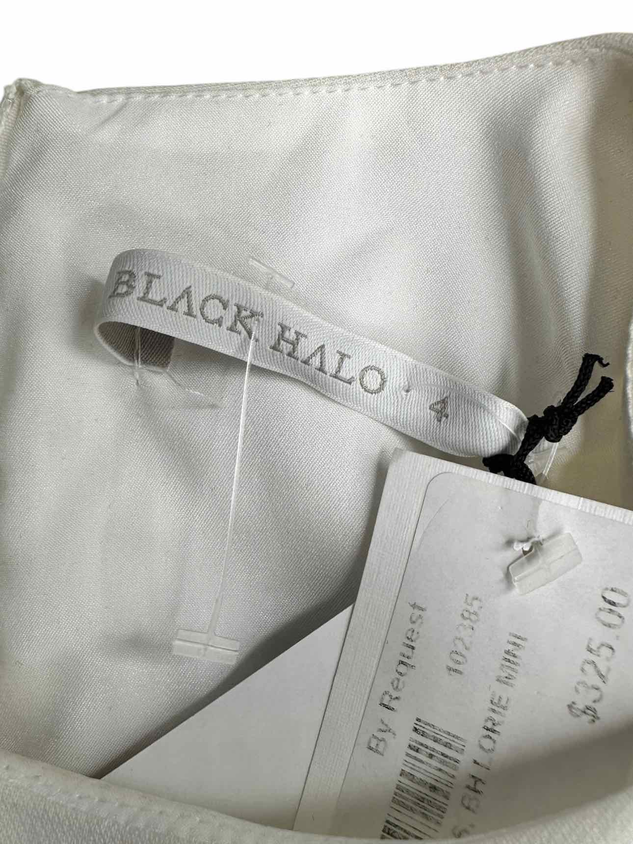 BLACK HALO NWT White Cocktail LORIE Mini Dress Size 4