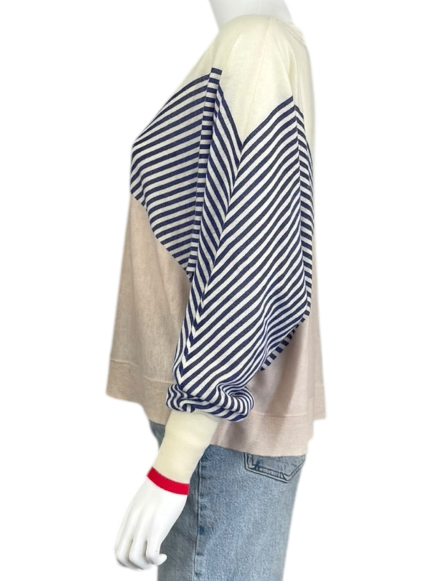 SUNDRY Colorblock Wool Sweater Size M