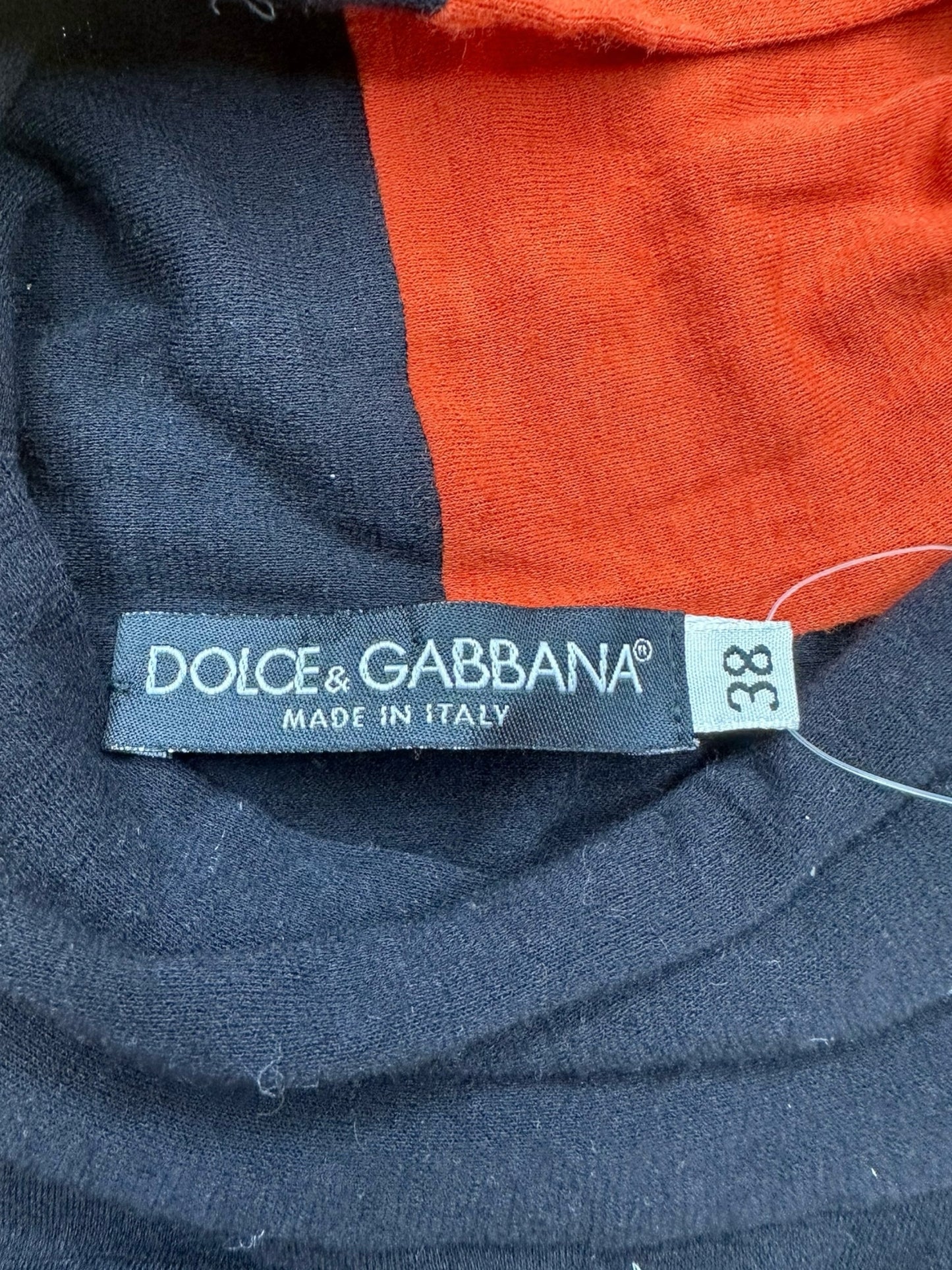 dolce & gabbana Colorblock Knit Top Size 38