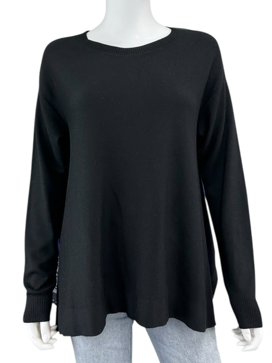 AKRIS Punto Twilight City Print Silk Top Size 10