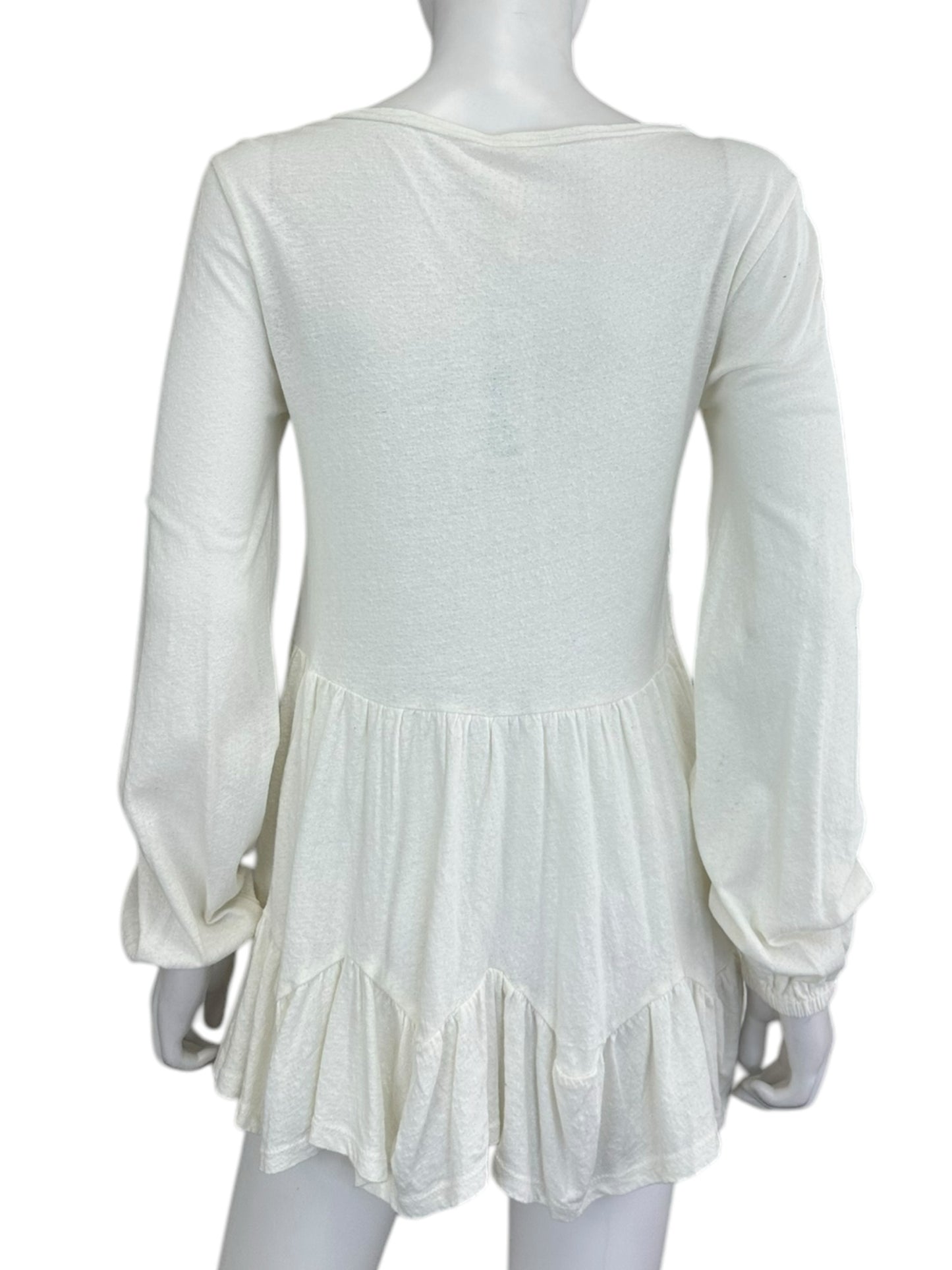 anthropologie White Button Down Mini Dress NWT Size XS