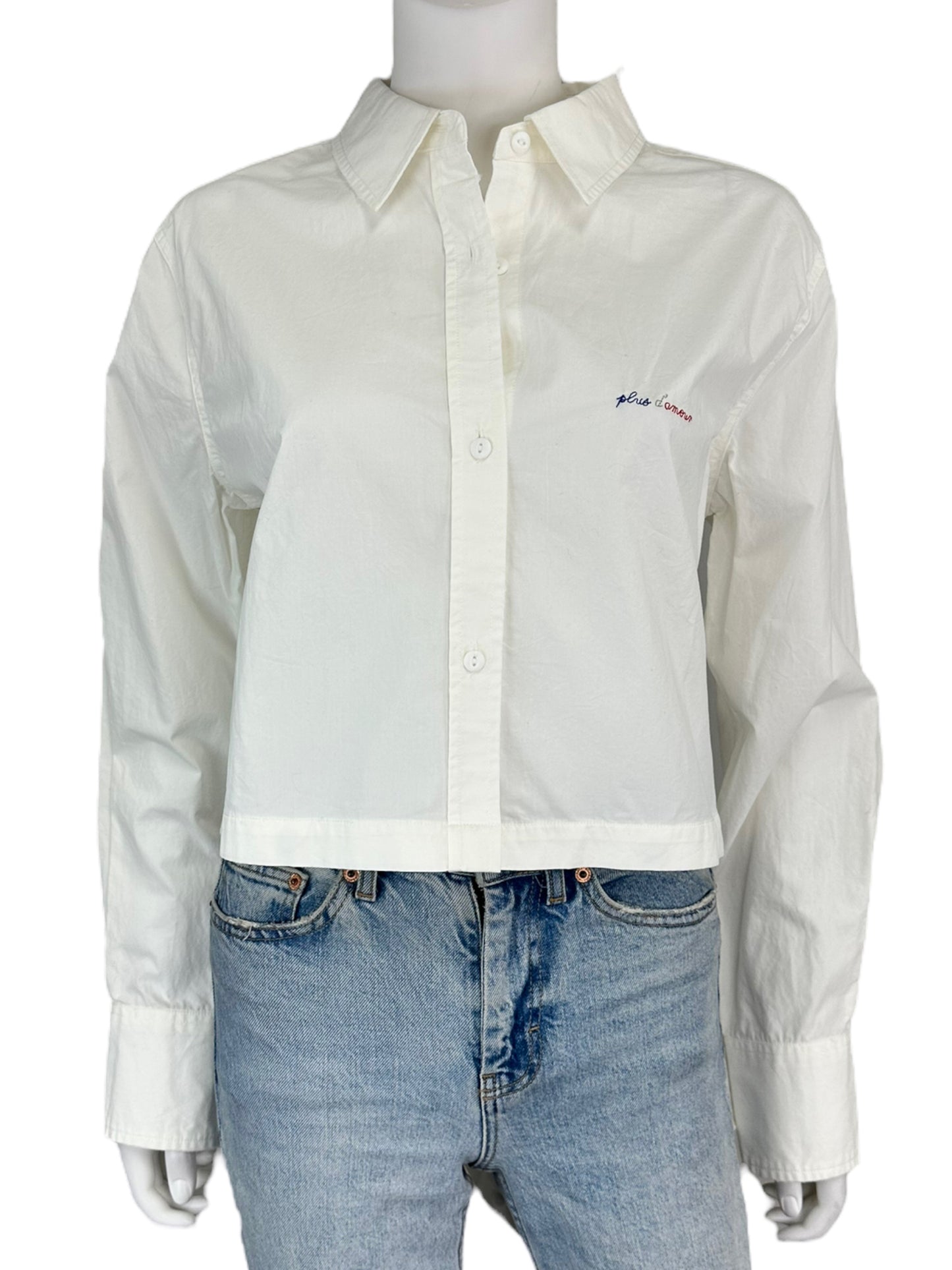 CURRENT/ELLIOTT NWT White Button-Down Size 3