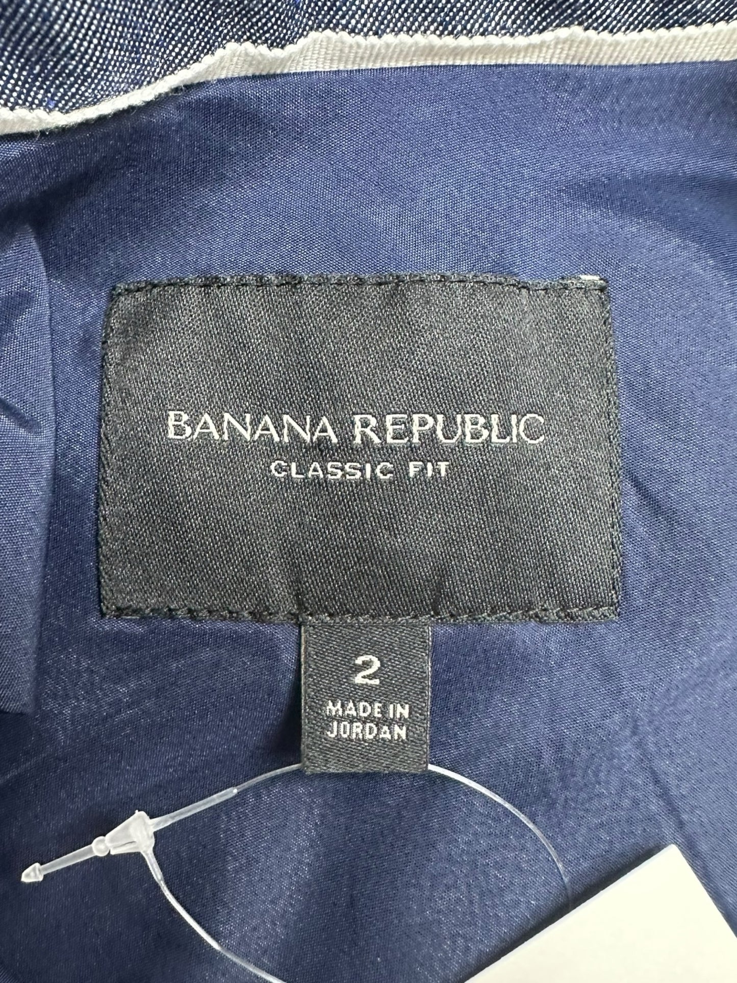 BANANA REPUBLIC Blue Classic Fit Blazer Size 2