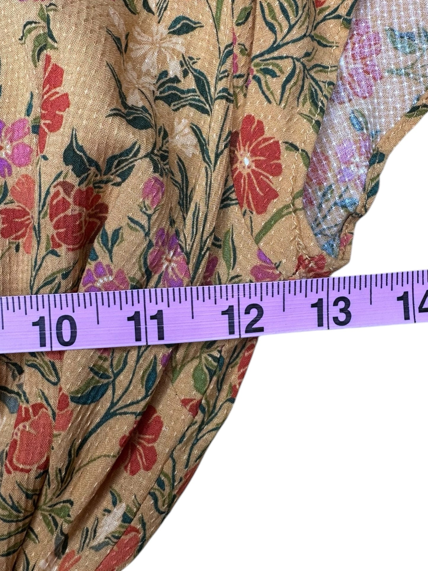 Olivaceous Multicolor Floral Casual Maxi Dress Size M