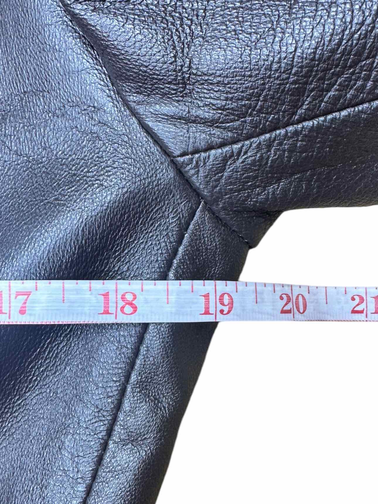 Tasha Polozzi Vintage Brown Leather Jacket Size 8