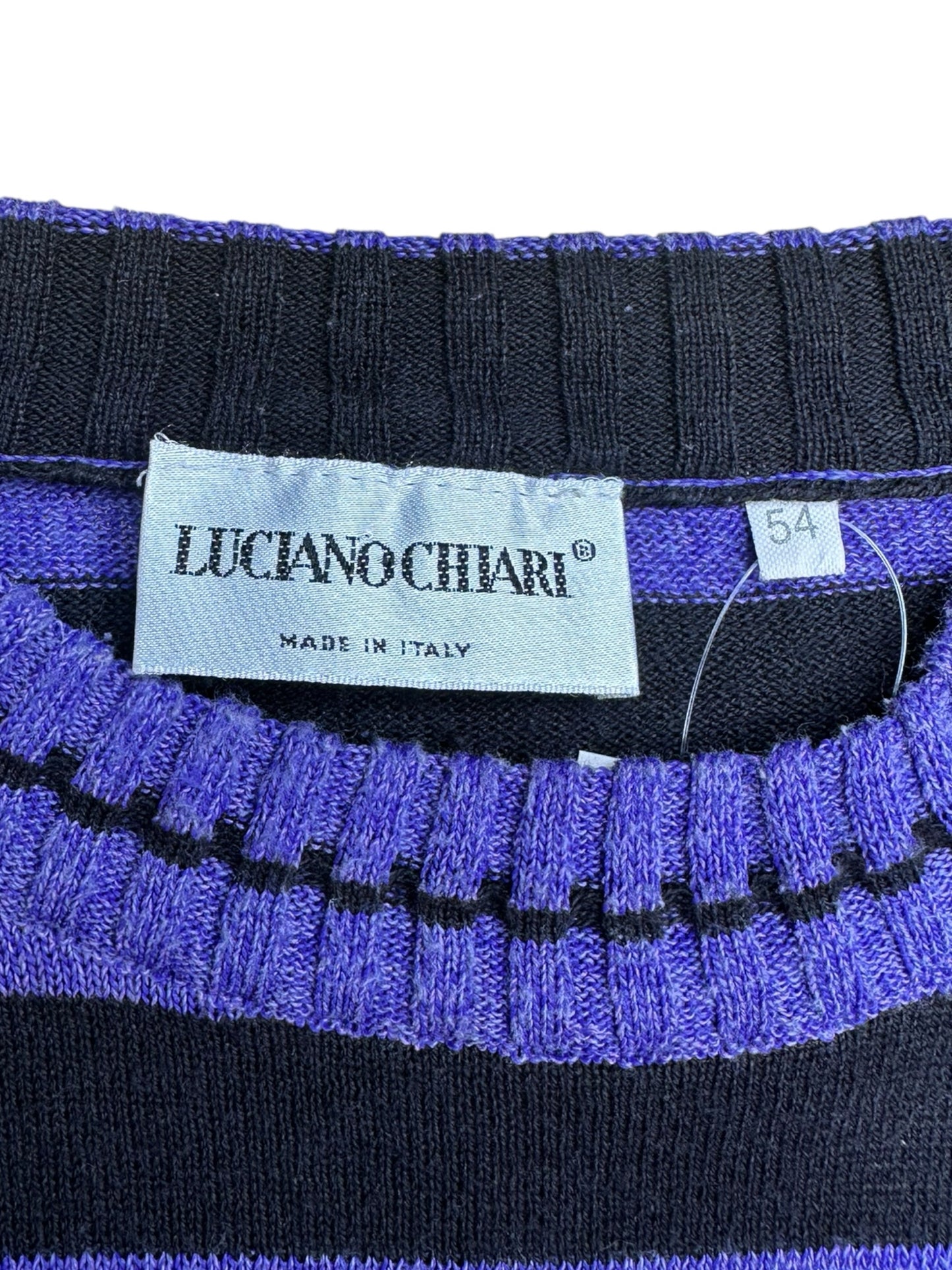 Vintage Luciano Chari Purple Sweater Size M