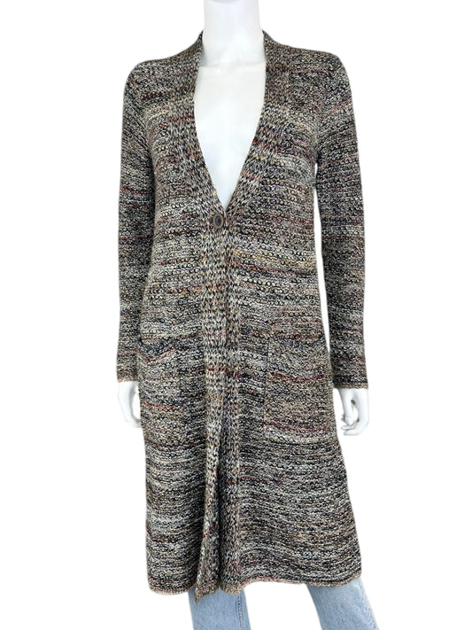 J. Jill Size Brown Sweater Knit Cardigan XS