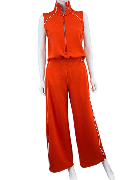 SPANX Orange AirEssentials Mockneck Jumpsuit Size S