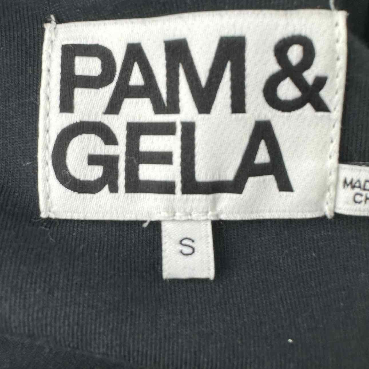 PAM&GELA Black Sequined Jogger Set Size S