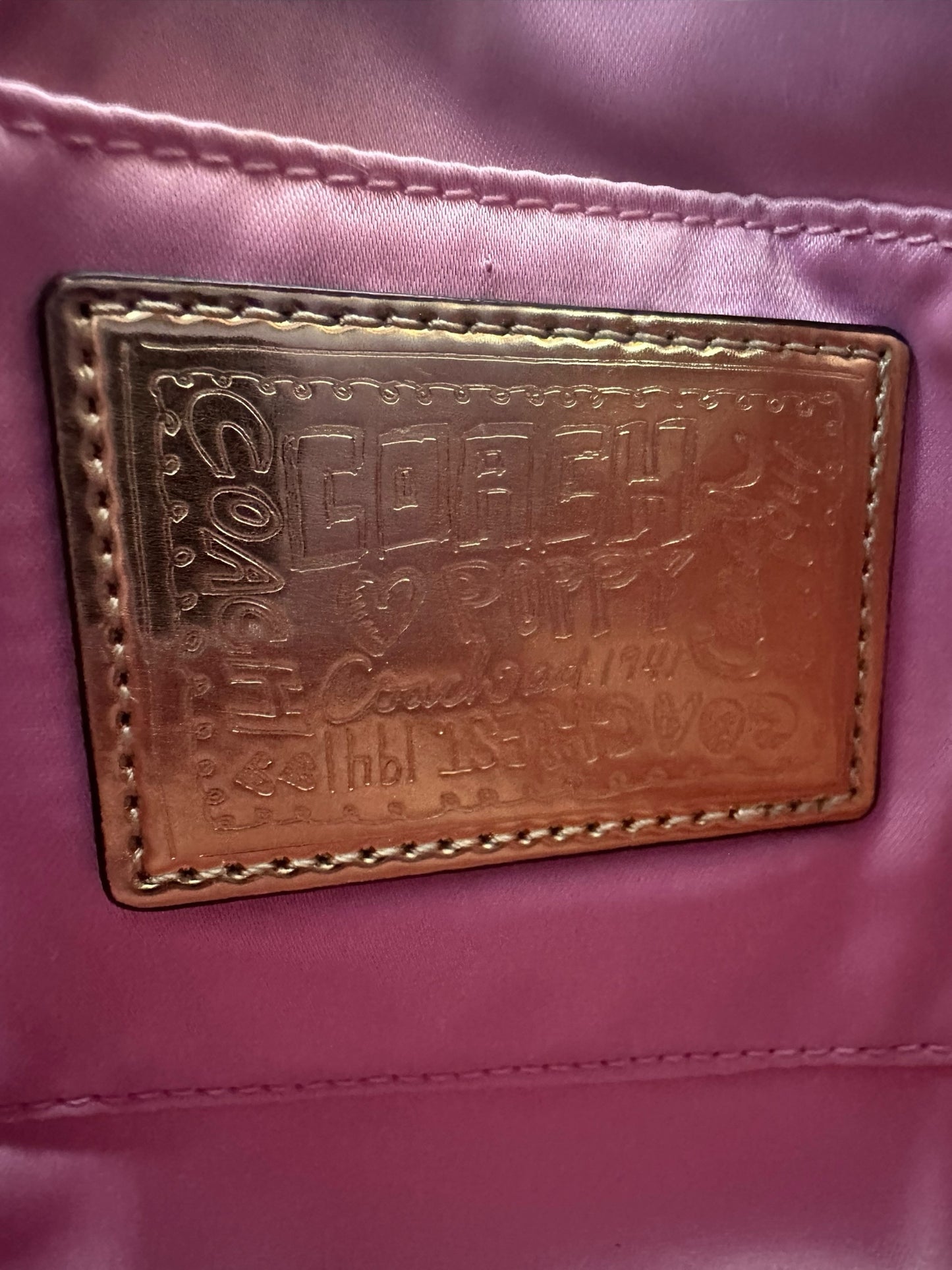 coach Tan Monogram Crossbody