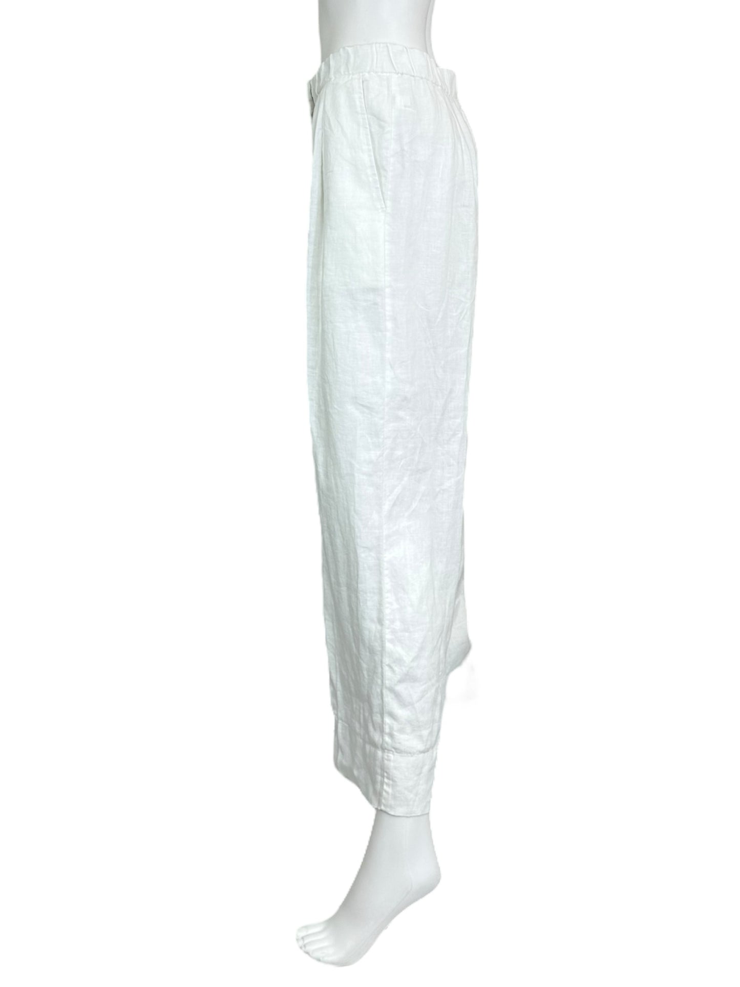 EILEEN FISHER White Linen Pants NWT Size XS
