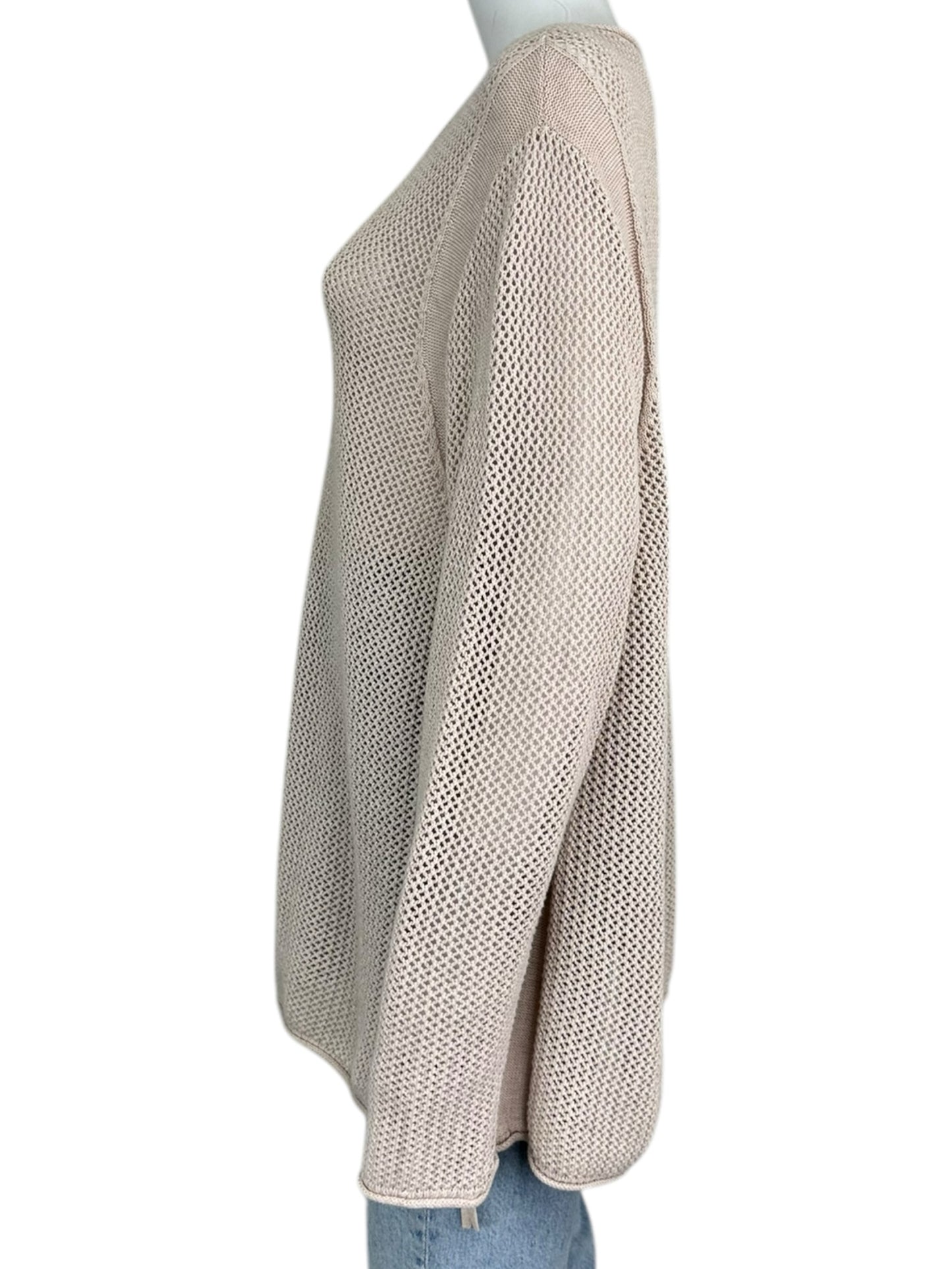 WRAP LONDON Cream Knit Coverup Size XL
