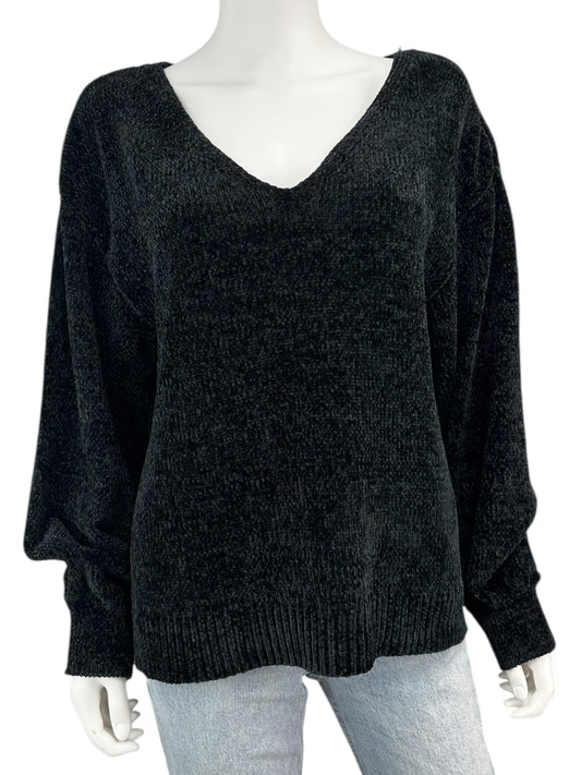 Tommy Bahama Black Chenille Sweater Size L