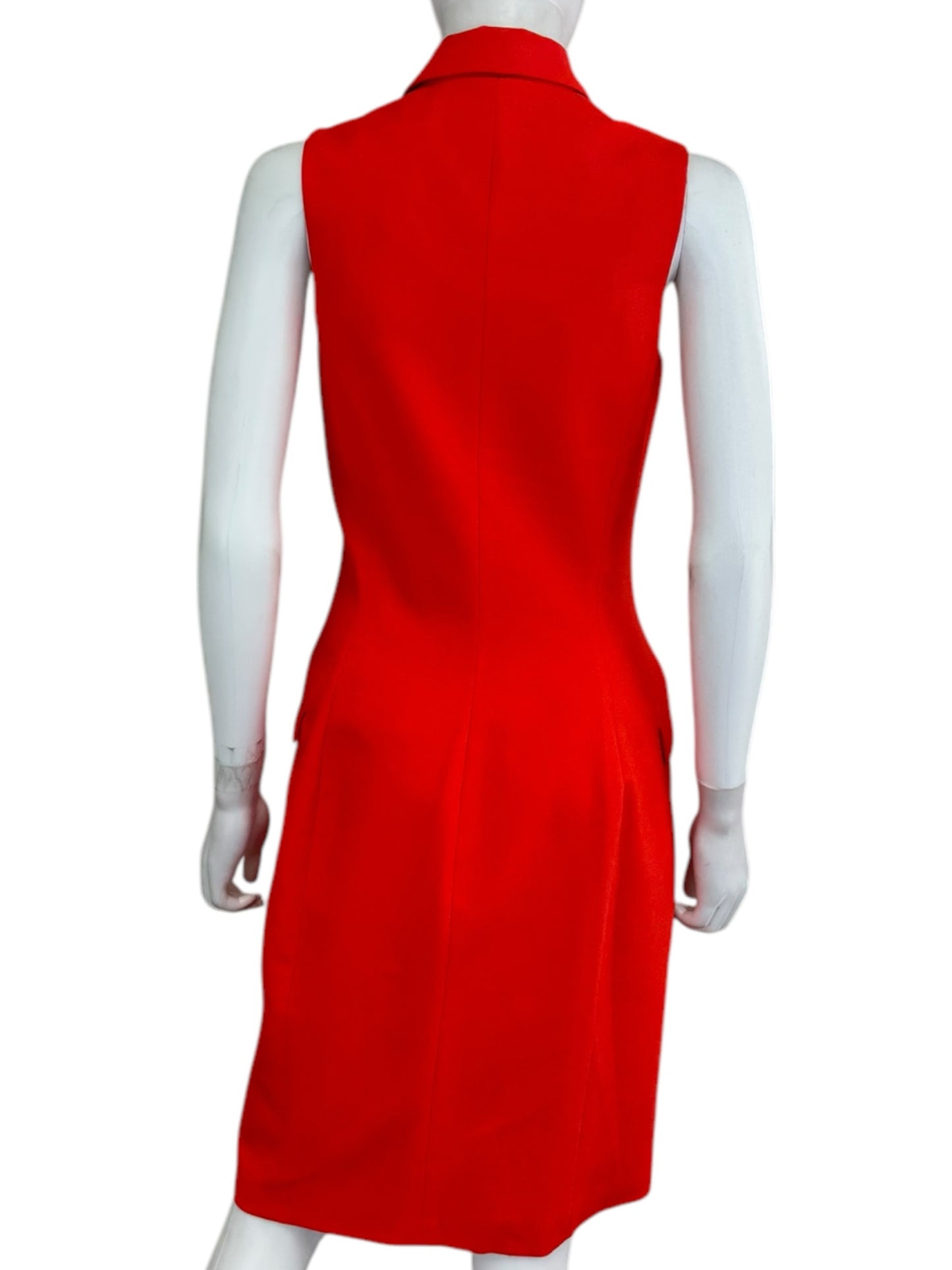BANANA REPUBLIC Red Mini Workwear Dress Size 2