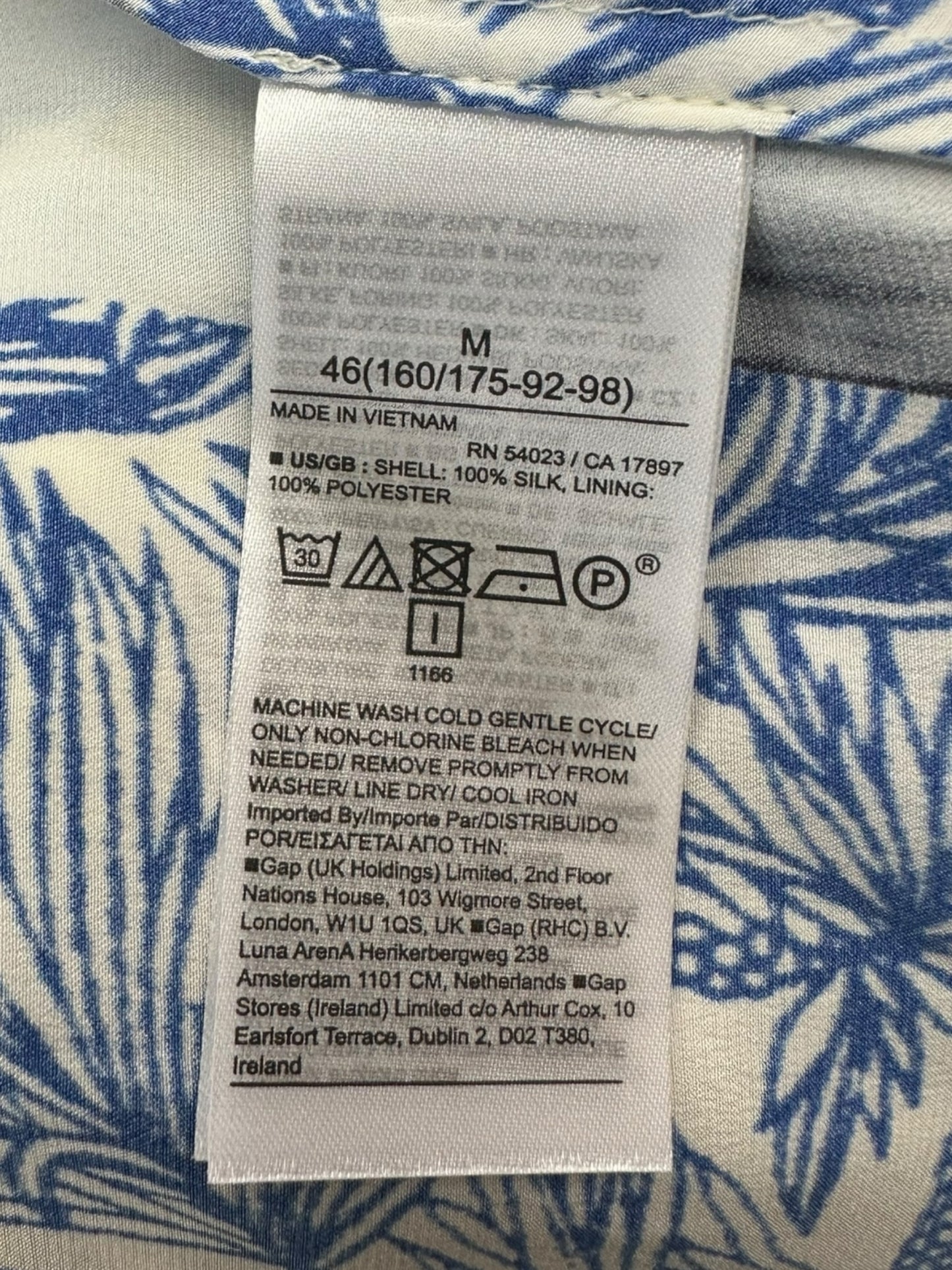 BANANA REPUBLIC NWT Blue Silk Belay Maxi Halter Dress Size M