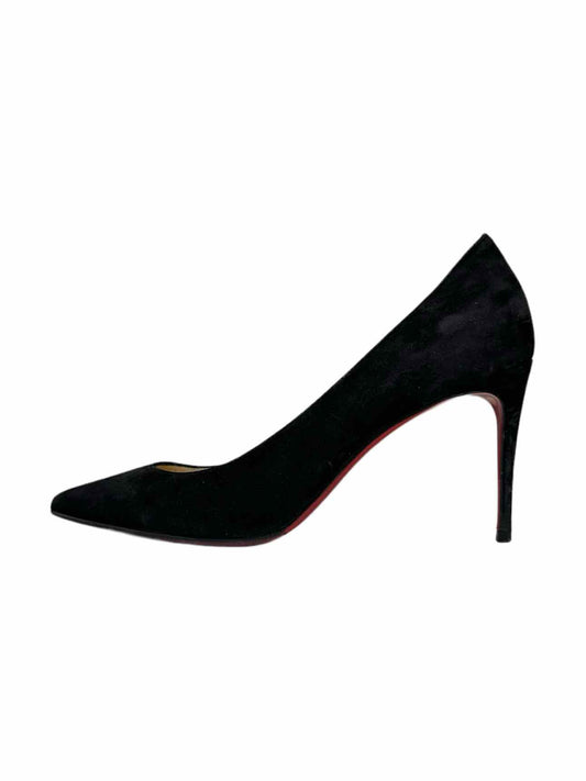 Christian Louboutin Black Suede Kate Stiletto Size 37