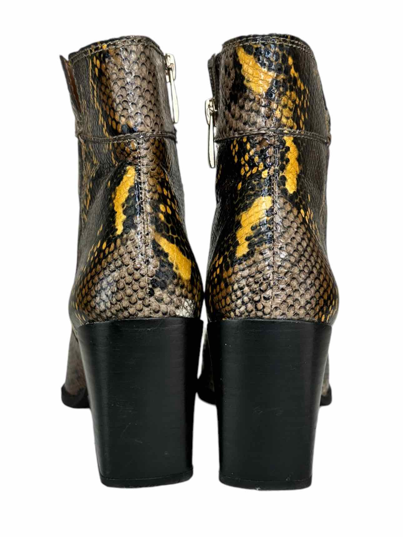 Franco Sarto Generous Python Booties Size 7.5