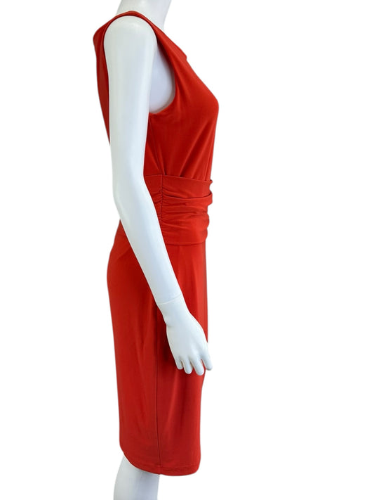 Joseph Ribkoff Orange Sheath Dress Size 12