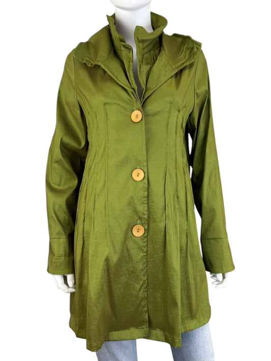 Damee, Inc Green Shimmer Jacket Size S