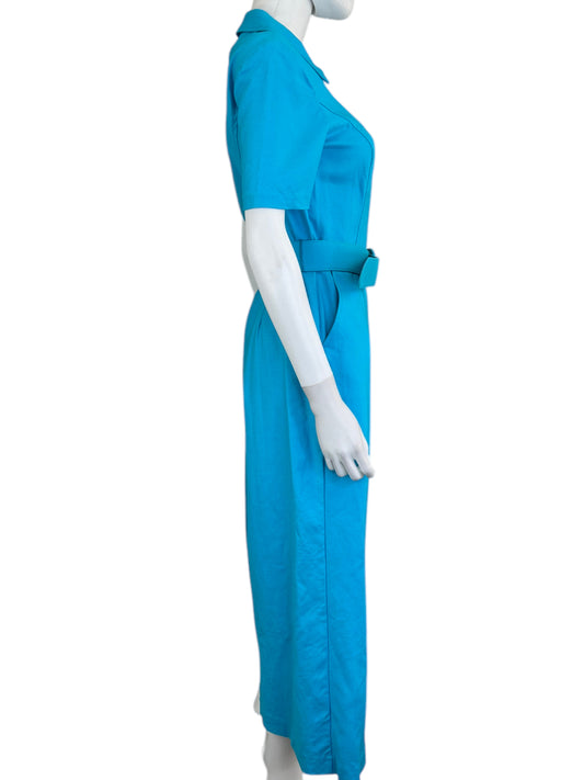 TRINA TURK Aqua Wide Leg Jumpsuit Size 6