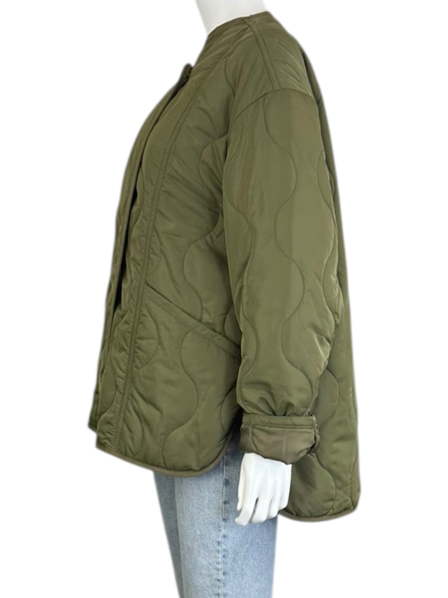 PISTOLA NWT Green ELVA Quilted Jacket Size M