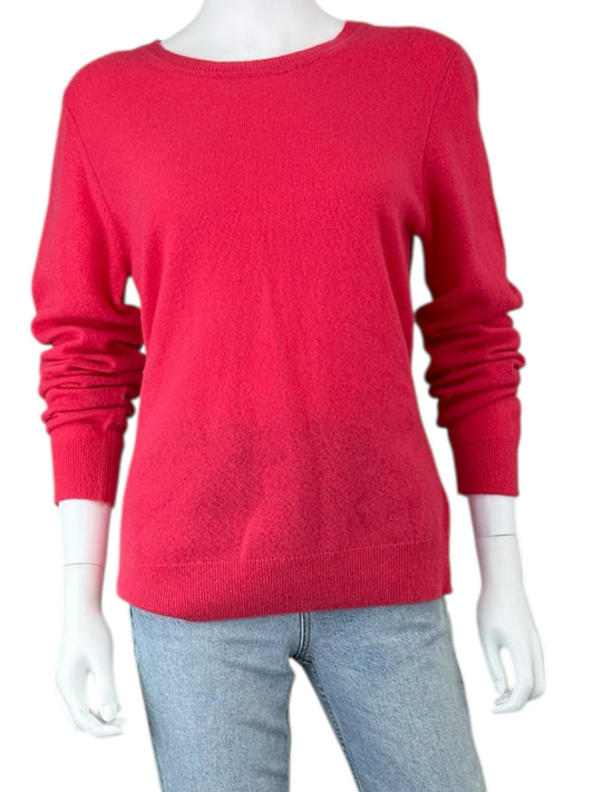 TAHARI Pink 100% Cashmere Sweater Size L