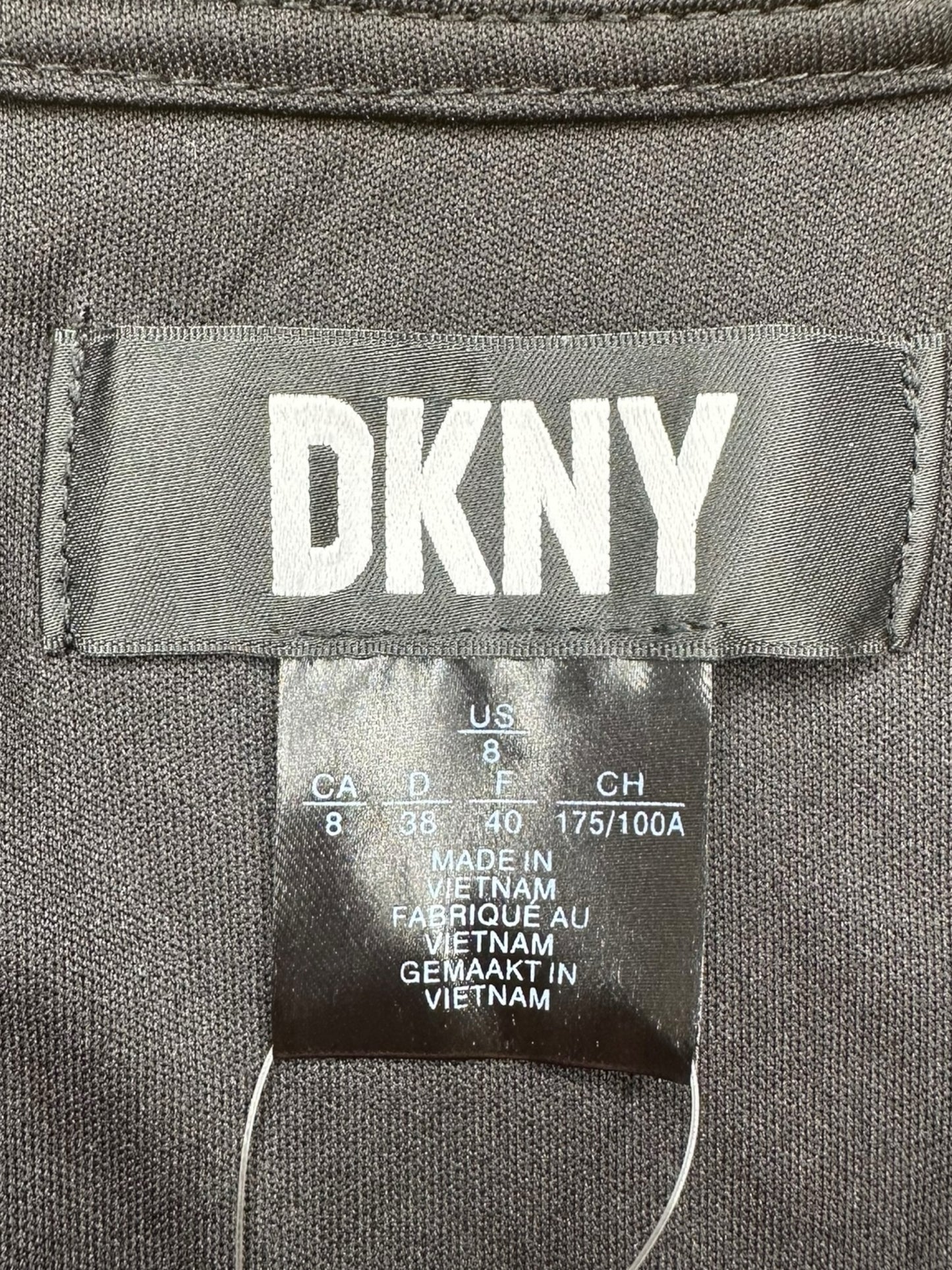 DKNY Black Floral Midi dress Size 8