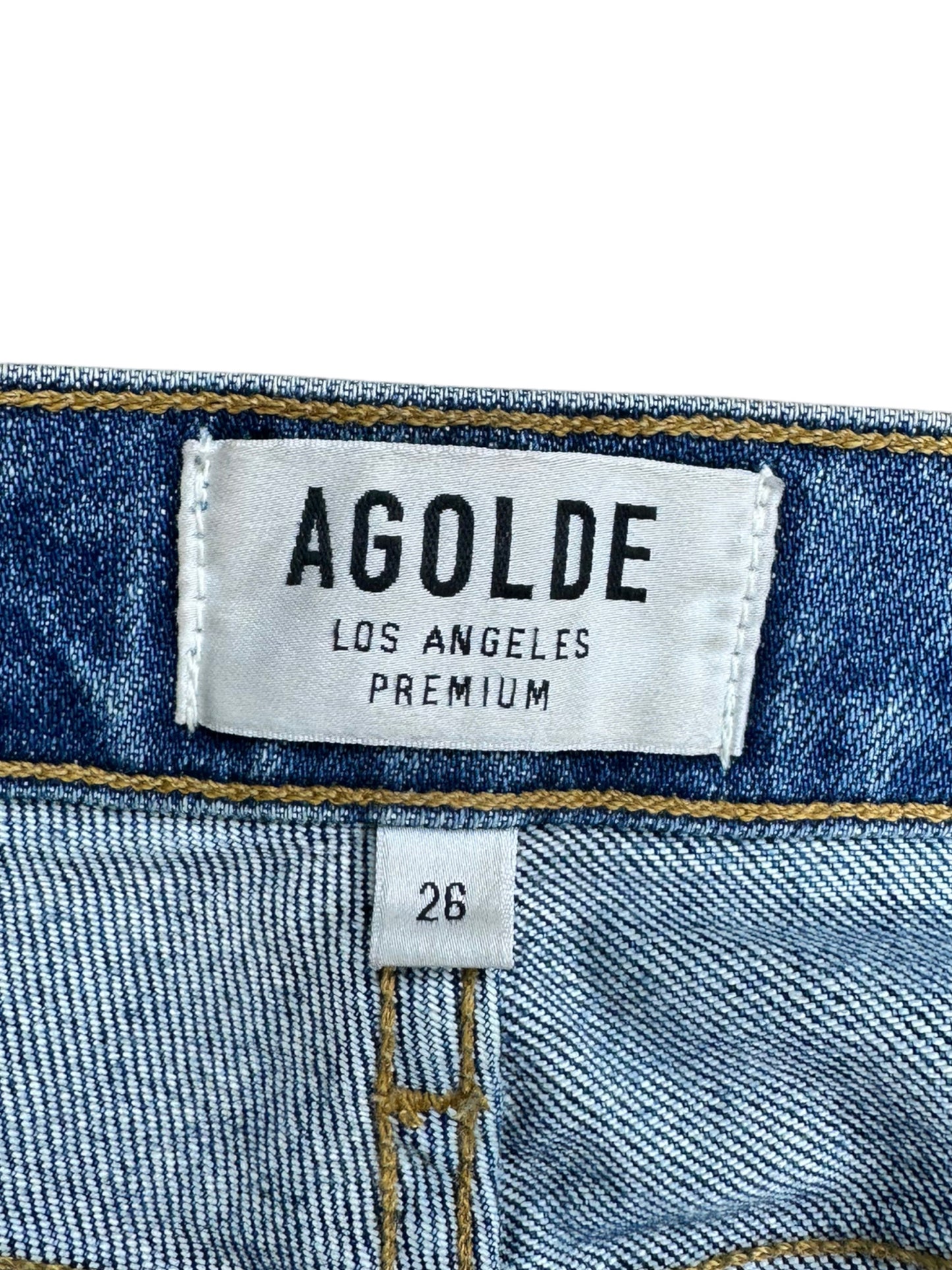 AGOLDE Blue Denim NICO Jeans Size 26
