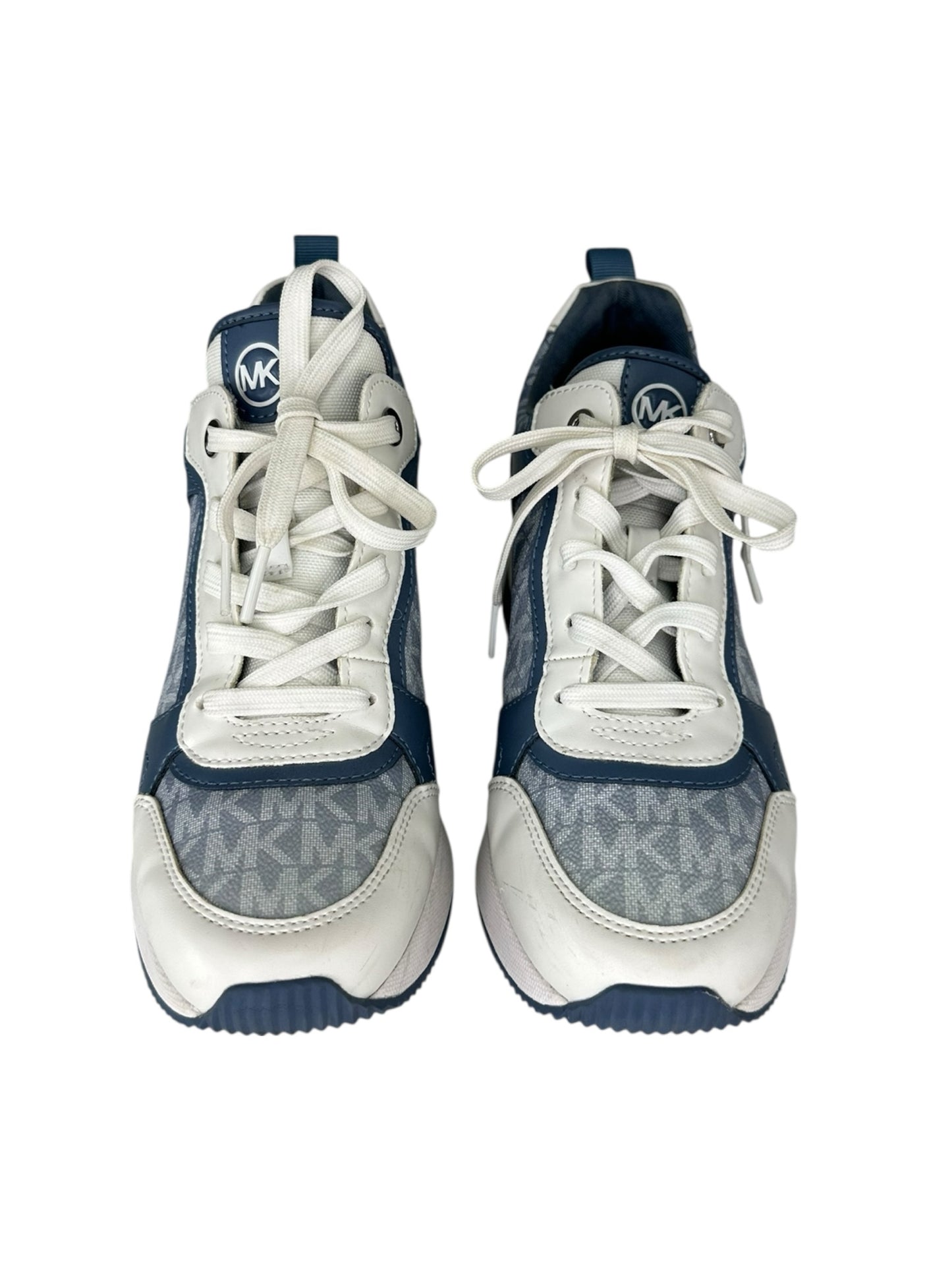 MICHAEL Michael Kors Blue Georgie Trainer High Top Sneakers Size 7