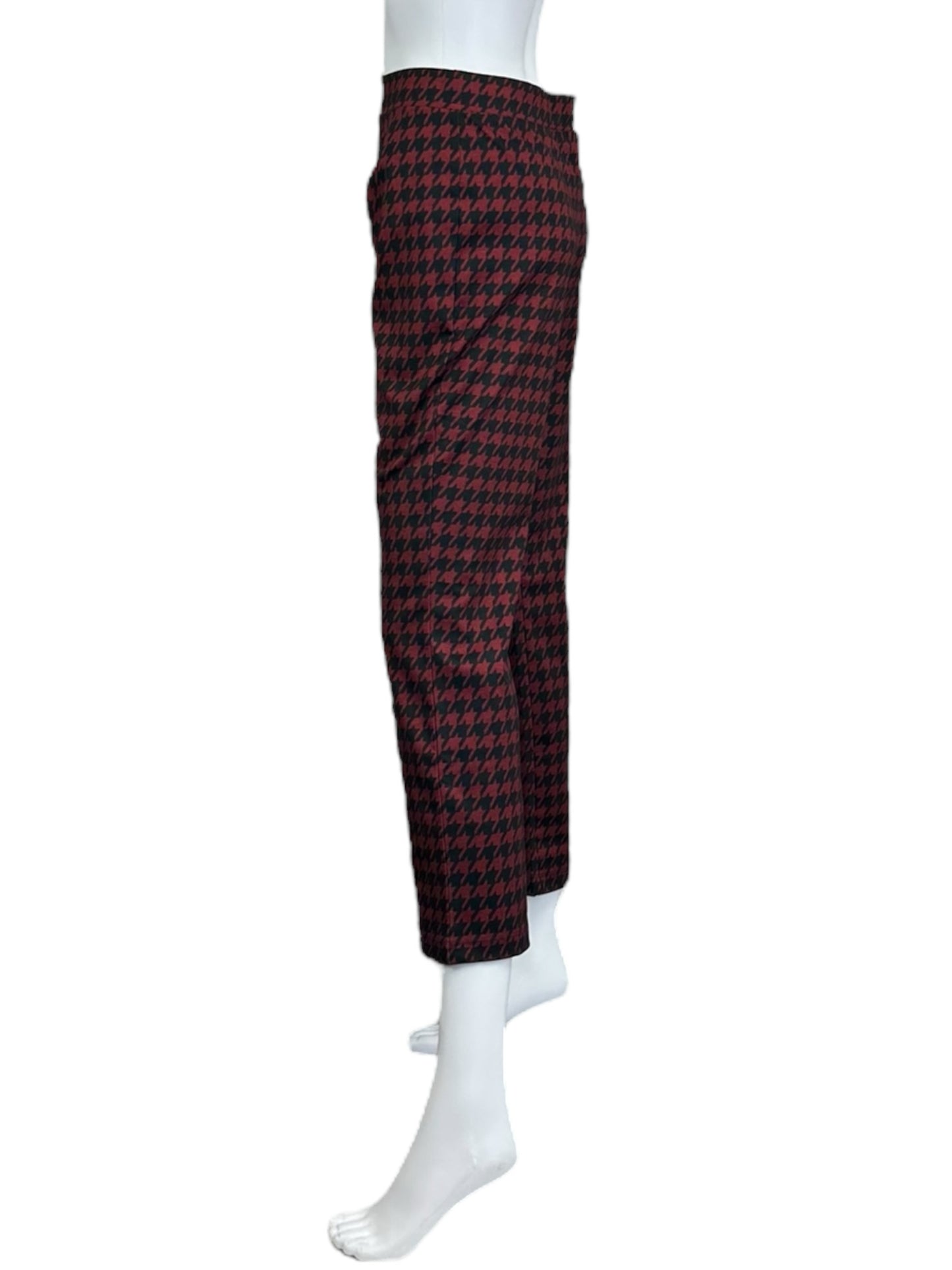 SANCTUARY NWT Red Houndstooth Pants Size M