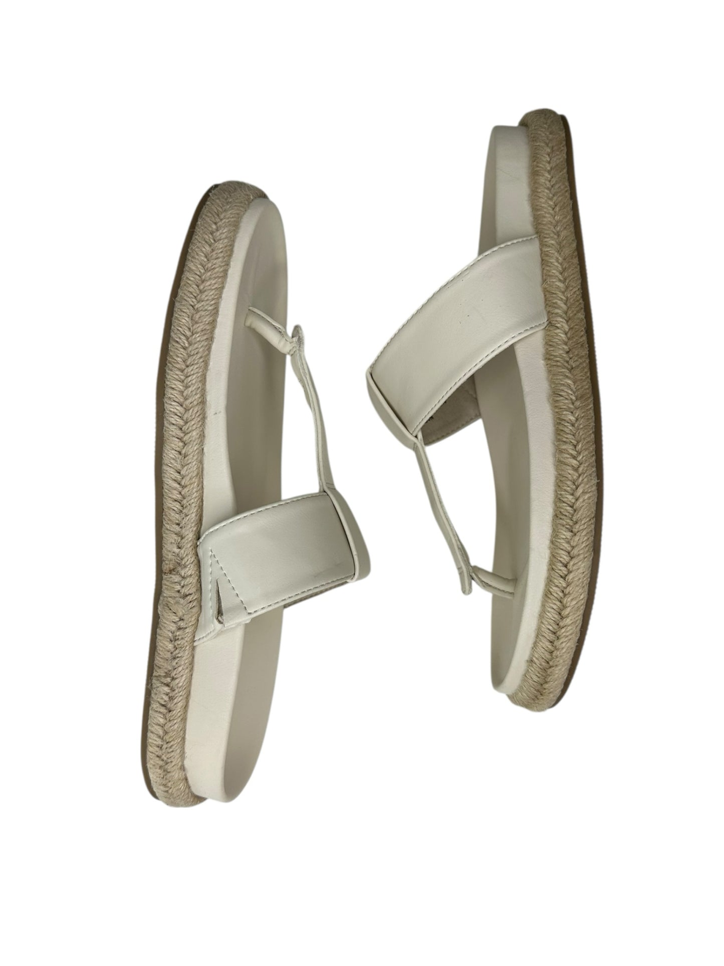 joie White Nacho Thong Sandals Size 7