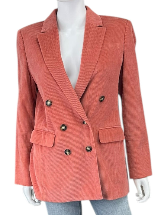 J. Crew Coral NALYA Corduroy Blazer Size 6