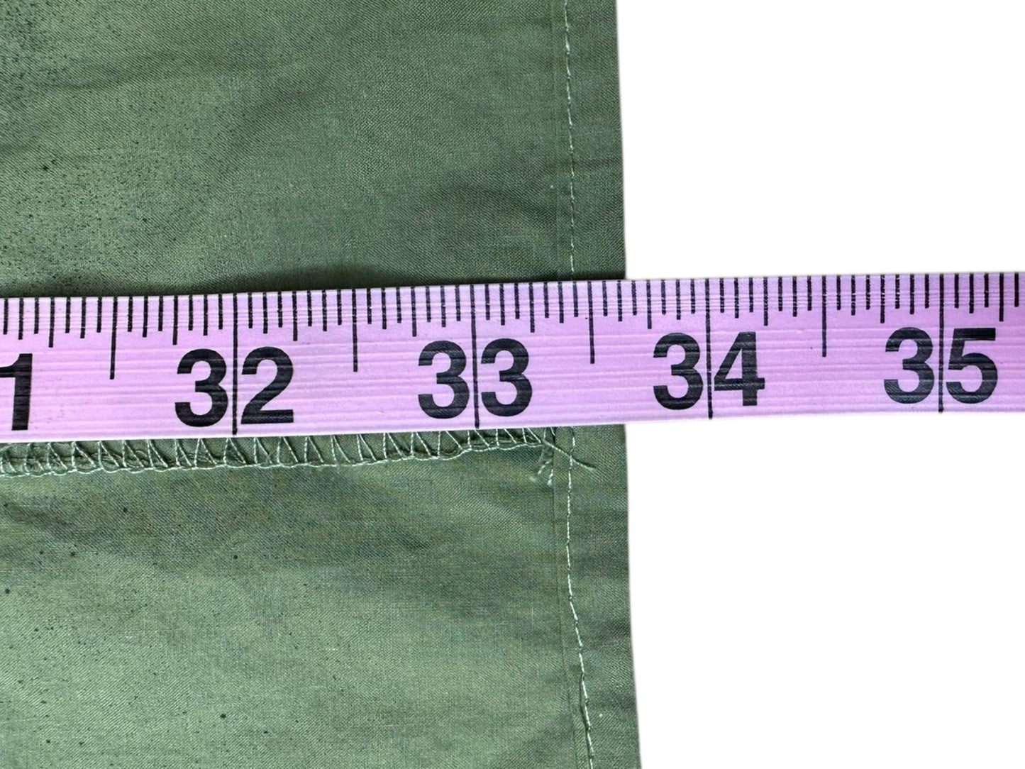 Custom Green Graphic Embellished Button-Down Shirt Size S