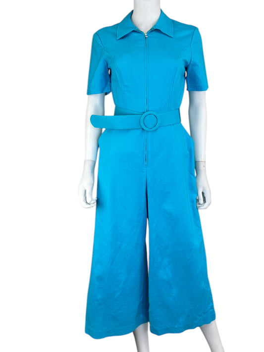 TRINA TURK Aqua Wide Leg Jumpsuit Size 6