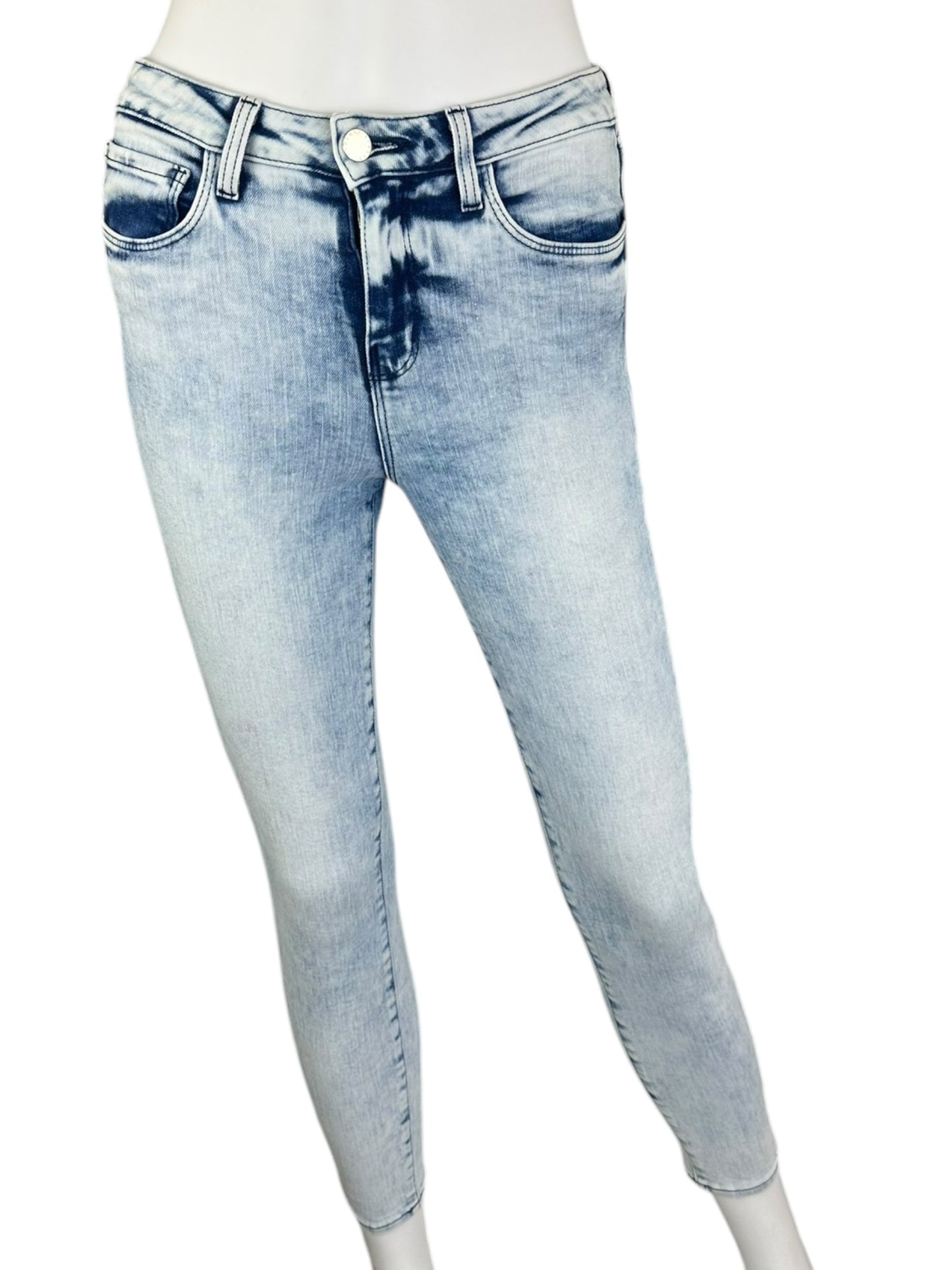 L'Agence Light Wash Margot Hi Rise Jeans Size 24