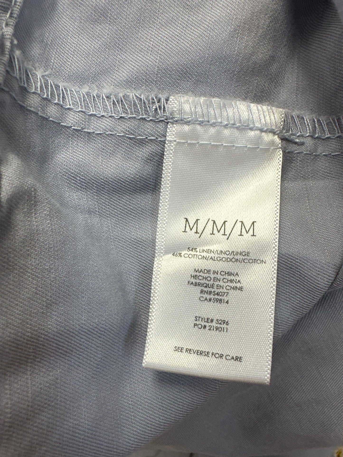 cabi Pastel Blue TANNER Trench Coat Size M