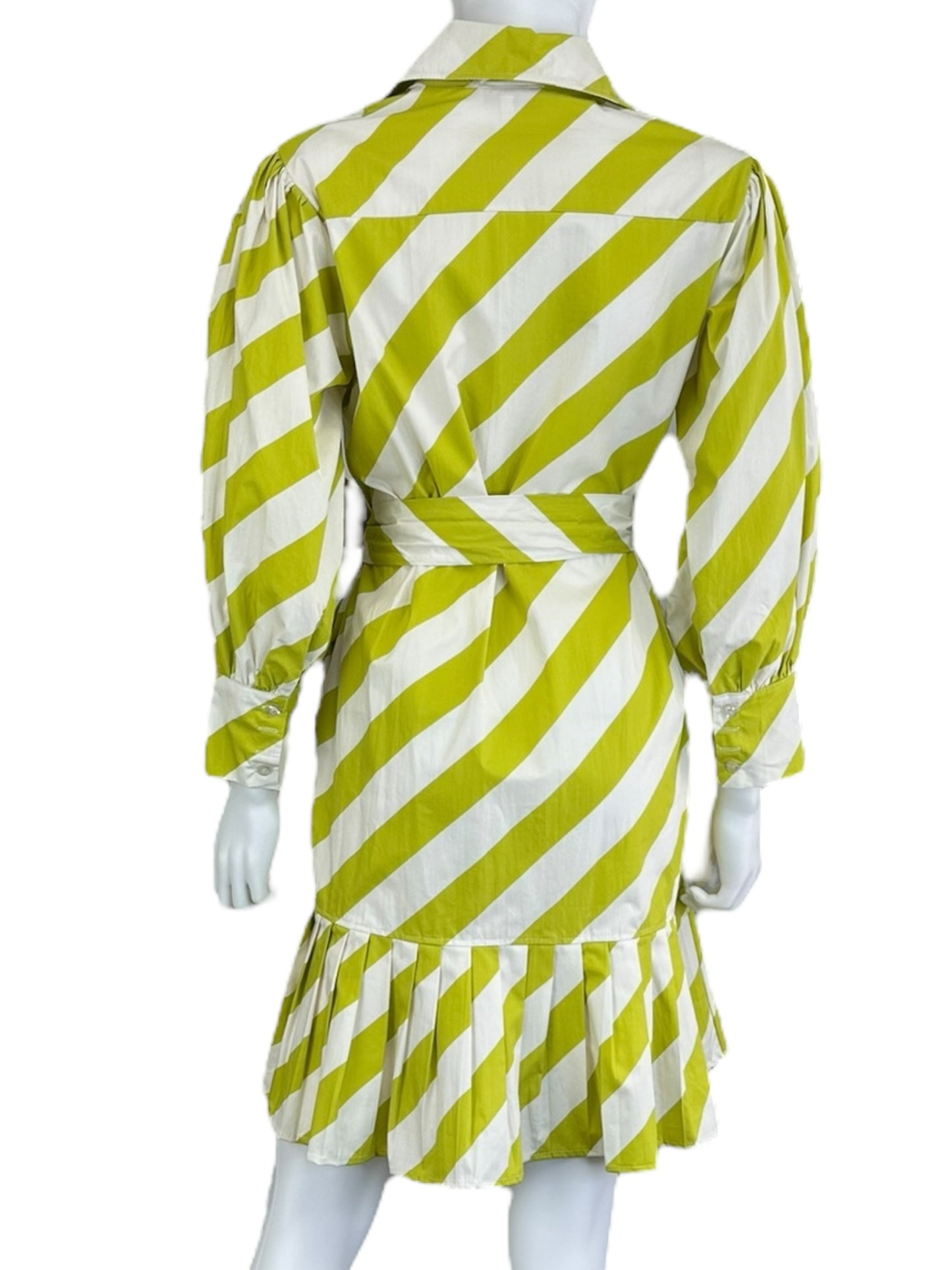 Sofia Yellow and White Casual Dress Size XS/S