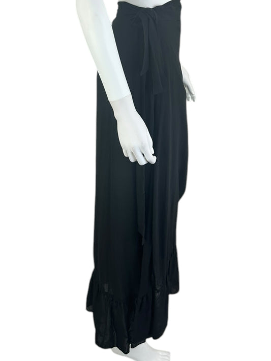Kate Spade Black Maxi Wrap Skirt Size XS/S