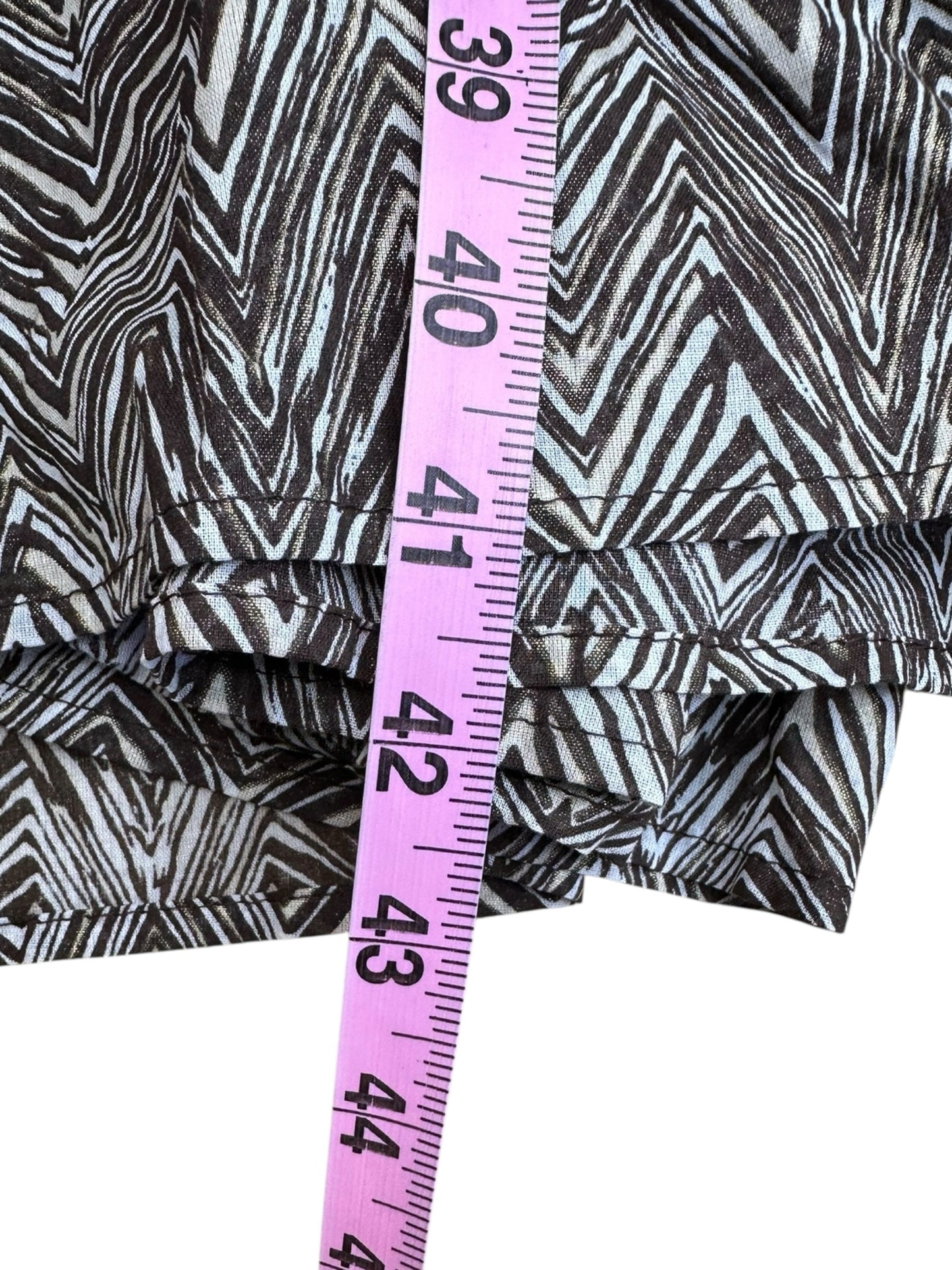 NWT jude connally Brown and Cream Zebra Dress Size S
