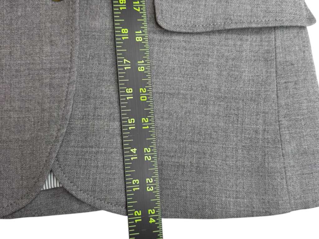 J. Crew Gray Wool Schoolboy Blazer Size 4