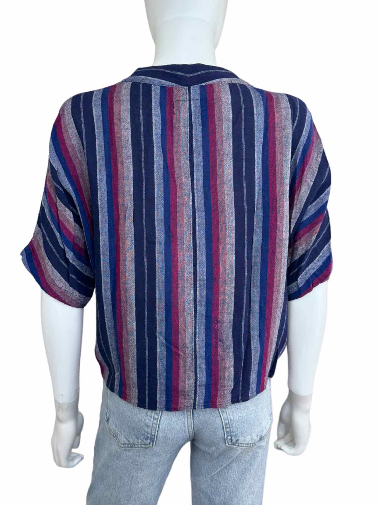 Rails THEA Navy Striped Top Size XS