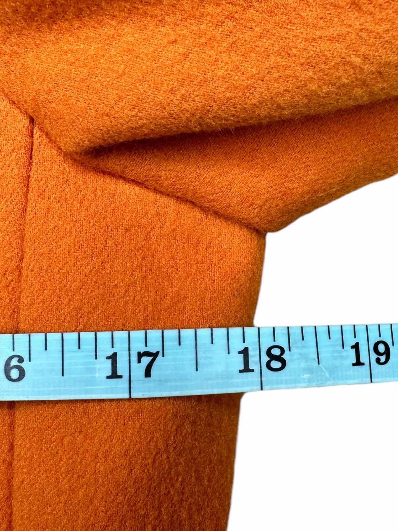 CARLISLE Wool Blend Orange Blazer Size 4