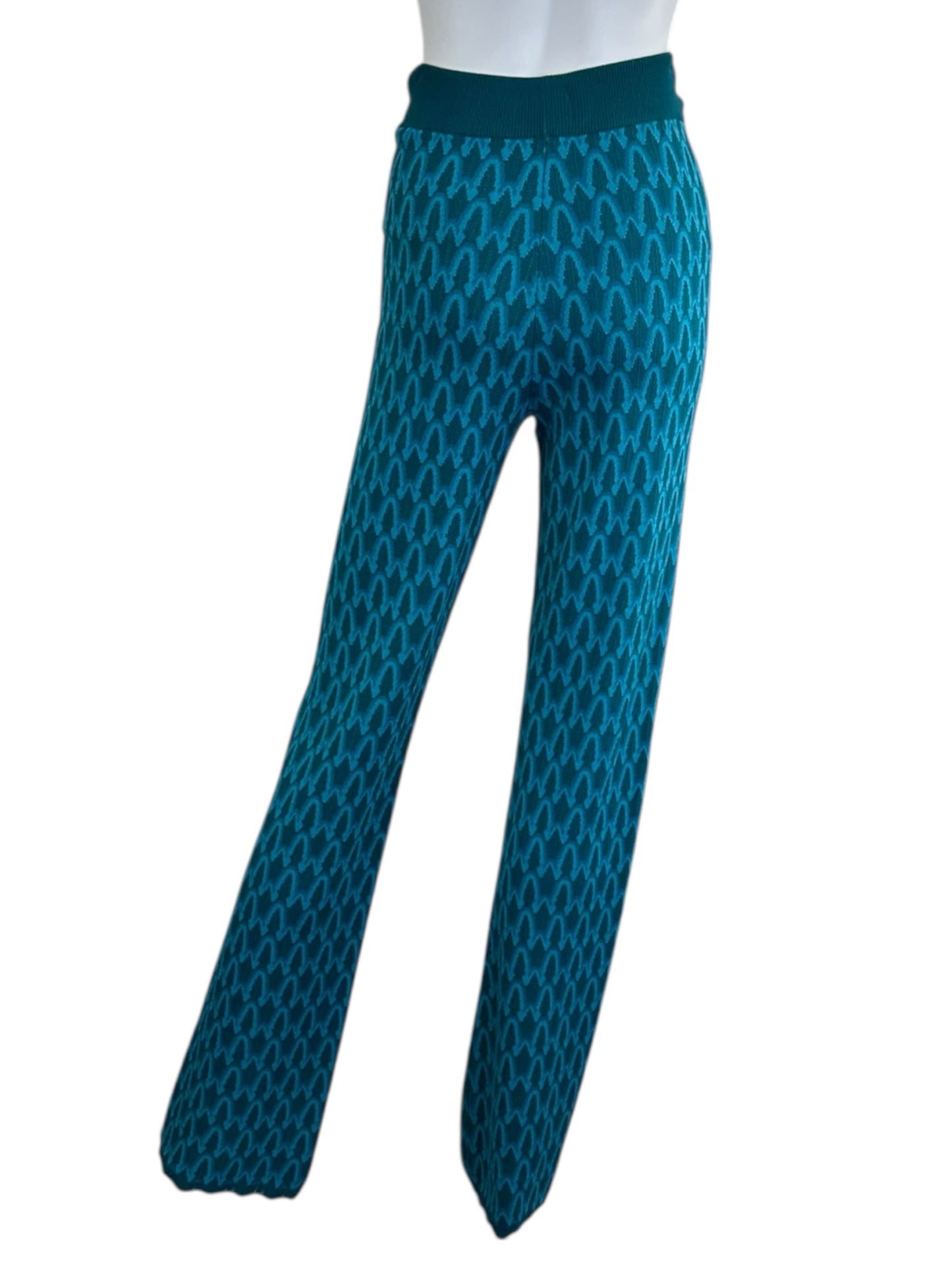 THE NORMAL BRAND Teal Knit Pants Size XS